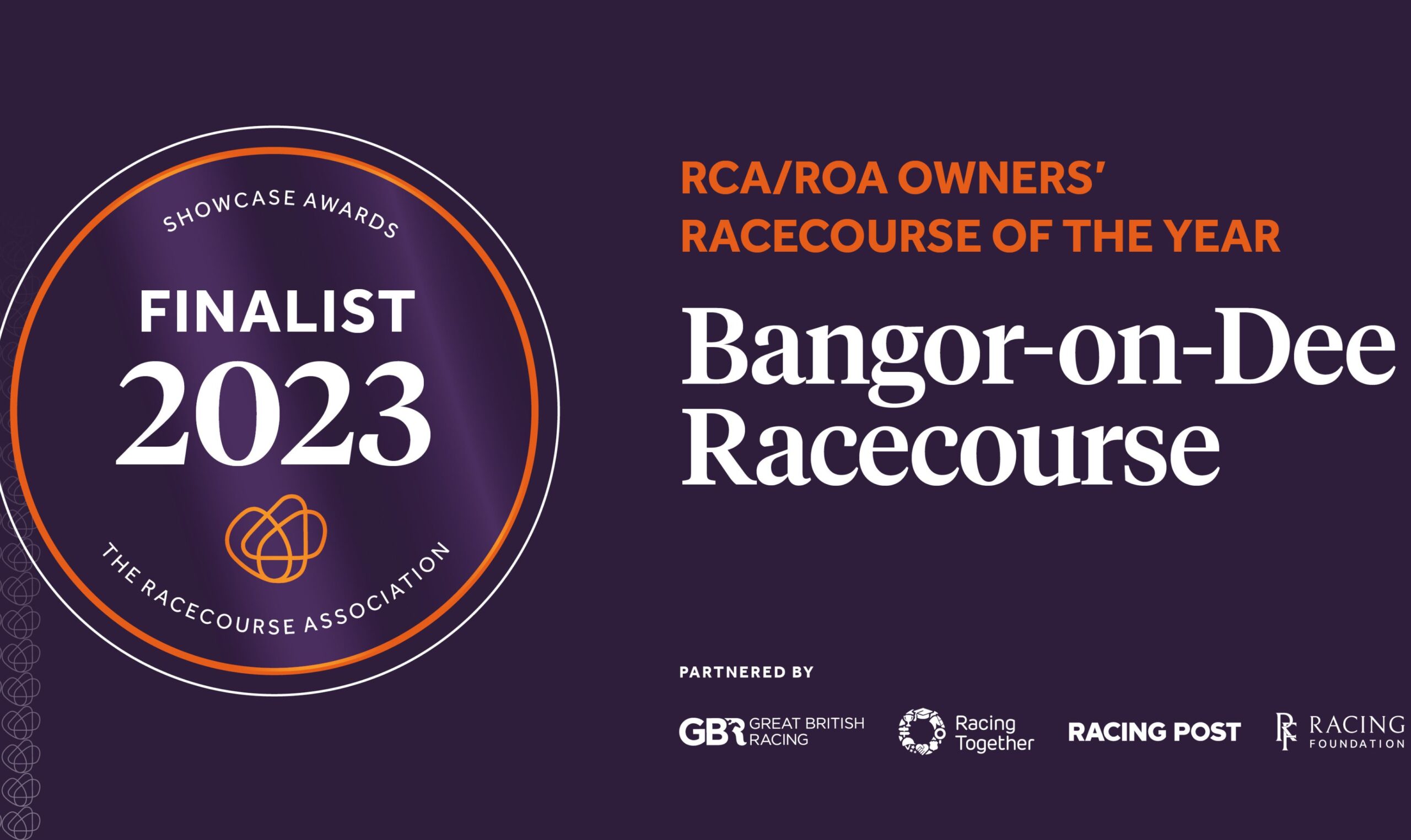 Bangor-on-Dee Racecourse Named as a Finalist in Two Categories at the RCA Showcase Awards thumbnail image