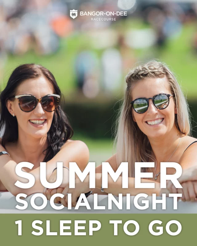 🎉Summer Social Night – Everything You Need to Know!🌞

The countdown is almost over… here’s your essential guide for tomorrow:

🕓 Gates Open: 4:30 PM
🏇 First Race: 5:56 PM
🏁 Last Race: 8:50 PM

🚌Bus Times
The FREE coach will leave Wrexham General at 4:00pm & 5:00pm and will leave the racecourse at 9:30pm after the last race.

💥GROUP OFFER ALERT!

Lead booker goes FREE in selected enclosures when booking for 10 or more!

📞 Call Guest Services on 01978 780323 to redeem – don’t miss out.

🎟️ Tickets available on the gate – so bring your friends, and get ready for an evening of racing, social vibes, and summer fun!

#SummerSocialNight #RaceNightReady #GroupOffer #FridayFeeling
