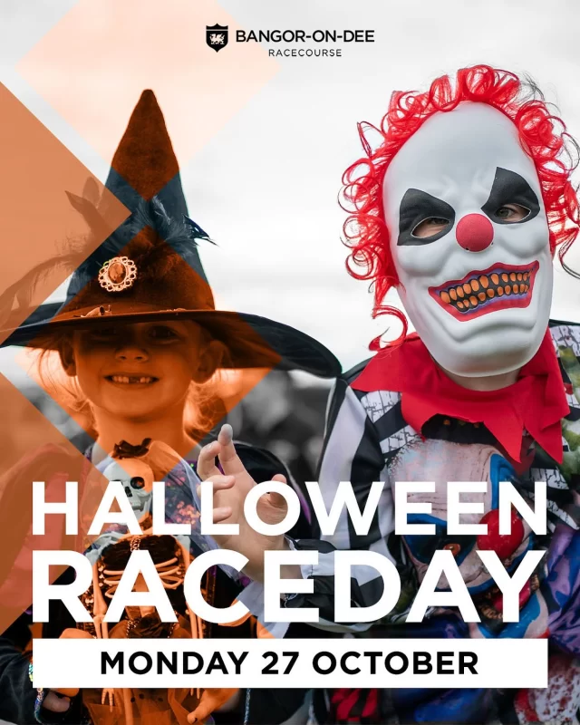 3 Weeks to Go – Halloween Raceday 🎃

The countdown is on… just 3 weeks until our spook-tacular Halloween Raceday on Monday 27th October! 👻

Expect:
🧛 Best Fancy Dress Competition with amazing prizes
🎃 Face Painting
🍬 Trick-or-treat trail to keep your little monsters busy
👀 Plus a mystery guest creeping in on the day…

Get your costumes ready – it’s going to be a fang-tastic day for the whole family!

🎟️ Don’t forget, our Lead Booker Goes FREE offer is still live in selected enclosures for groups of 10+. Call Guest Services on 01978 780323 to book.